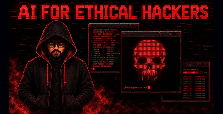 Security work done with AI, in the AI for Ethical Hackers path