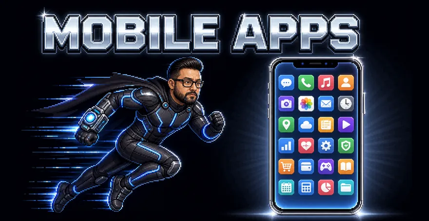 A mobile app built with AI, in the Mobile Apps path