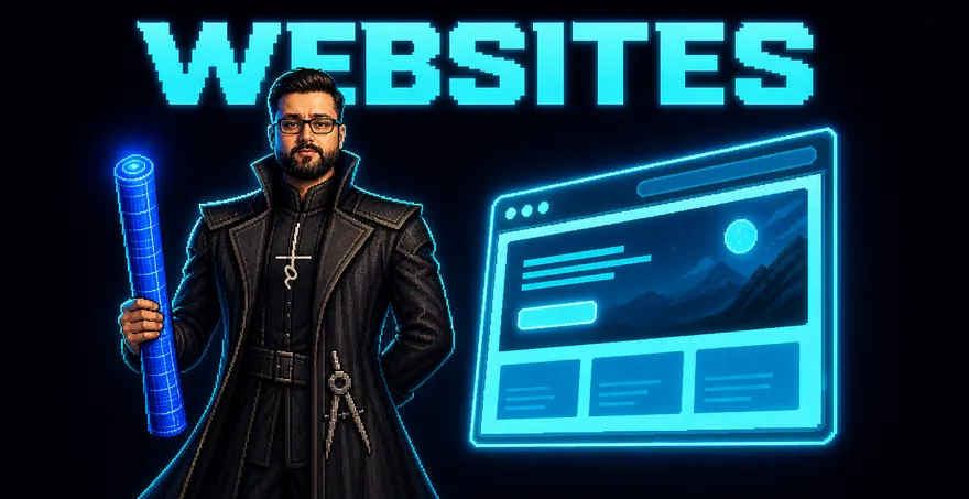 A fast booking website built without writing code, in the Websites path